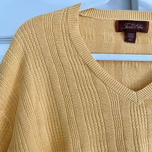 Tasso Elba Yellow Sweater
